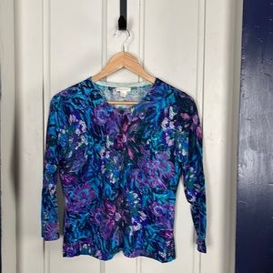 Garnet Hill Merino Wool Cardigan